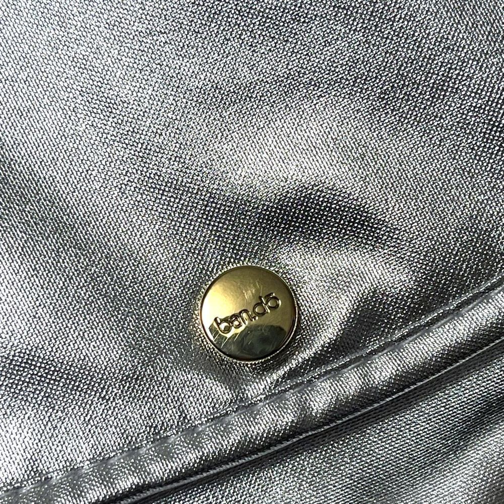 NWT BAN.DO Silver Faux Leather Logged On Laptop Bag - Picture 3 of 11